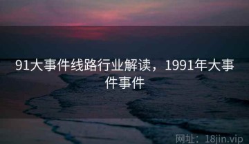 91大事件线路行业解读，1991年大事件事件