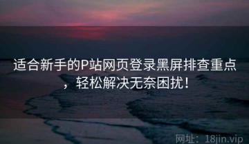 适合新手的P站网页登录黑屏排查重点，轻松解决无奈困扰！
