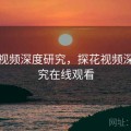 探花视频深度研究，探花视频深度研究在线观看
