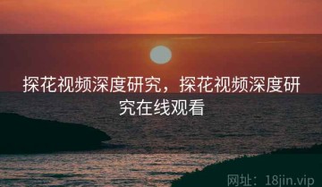 探花视频深度研究，探花视频深度研究在线观看