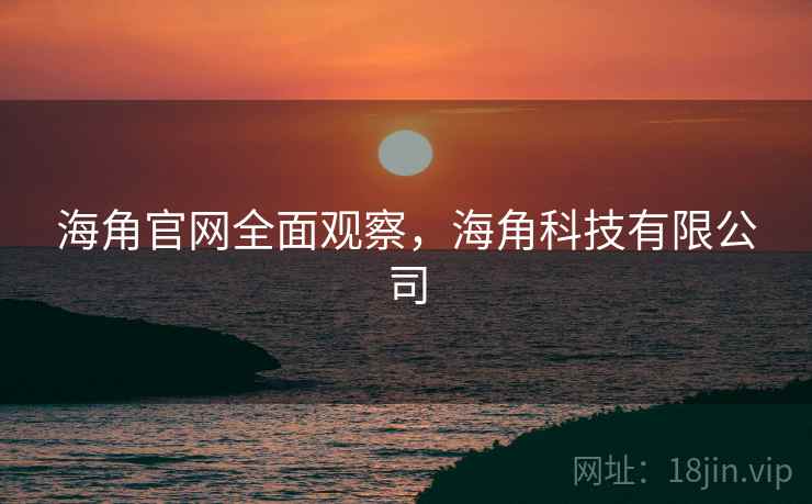 海角官网全面观察，海角科技有限公司